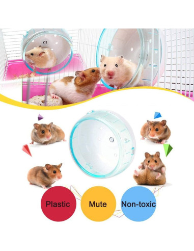 Rueda de Ejercicio Silenciosa GOLDEAL 11.9 cm para Hamsters