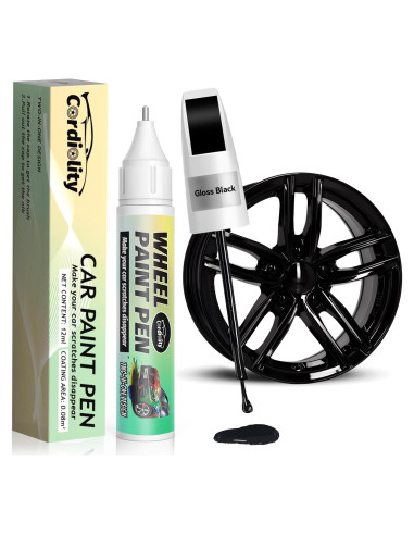 Pintura de Retoque para Llantas Cardialidad Negro Brillante 12ml