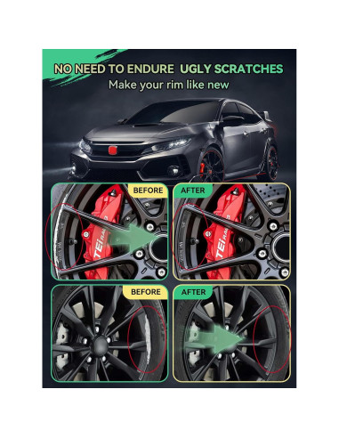 Pintura de Retoque para Llantas Cardialidad Negro Brillante 12ml