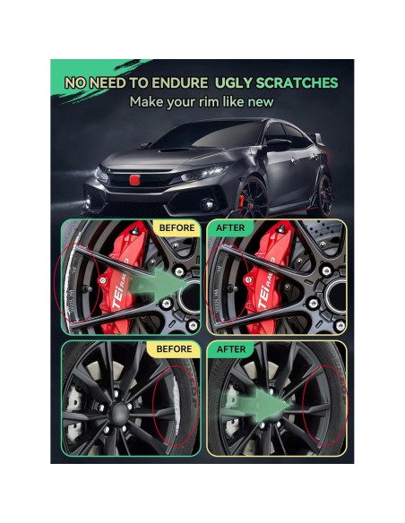 Pintura de Retoque para Llantas Cardialidad Negro Brillante 12ml