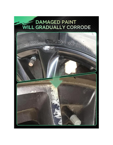 Pintura de Retoque para Llantas Cardialidad Negro Brillante 12ml