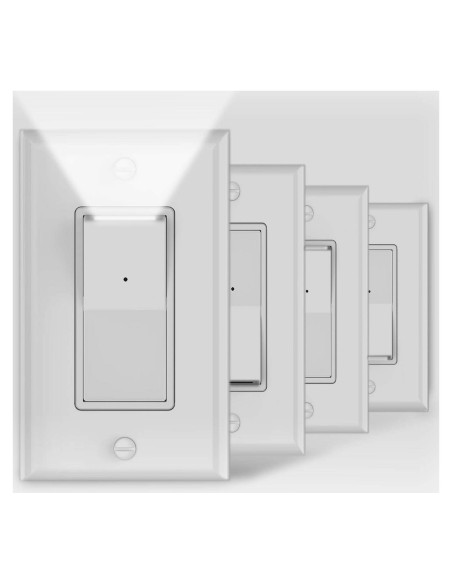 Interruptor de Luz Nocturna SOZULAMP 3 Vías 15Amp Blanco