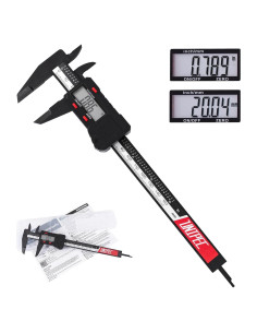 Calibrador Digital UNIPEC 15 cm LCD Alta Precisión Negro