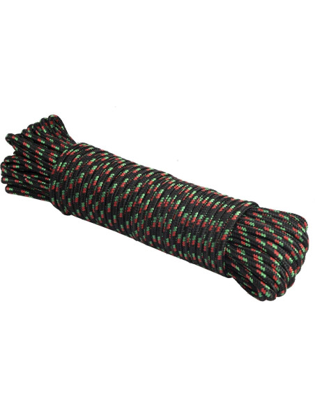 Cuerda de Polipropileno Trenzada MetaKit 30m 6.5mm Negra