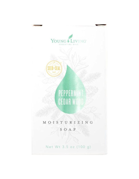 Jabón Hidratante Young Living Menta y Cedro 98 g - Cuidado Piel