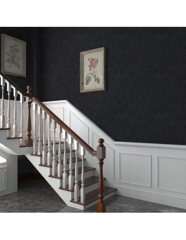 Papel Contacto Negro 39.88 cm x 299.94 cm Autoadhesivo Nukofal