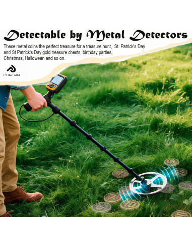 50 Monedas de Metal para Juegos de Mesa - Prefdo - Oro Rosa, Plata, Bronce