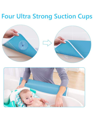 Almohadilla de Baño GameXcel Azul con Organizador de Juguetes