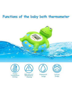 Termómetro de baño para bebés Doli Yearning - Forma de rana 2