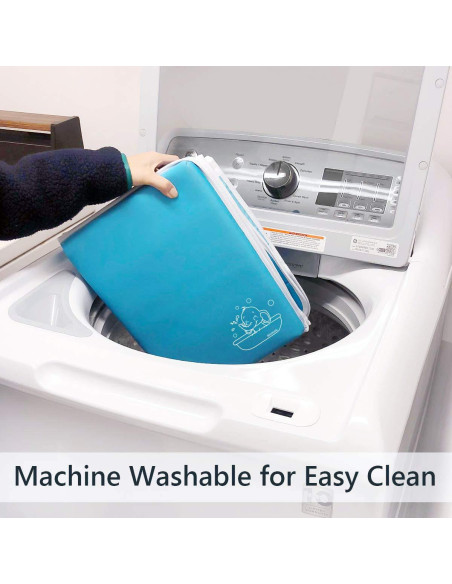 Almohadilla de Baño GameXcel Azul con Organizador de Juguetes