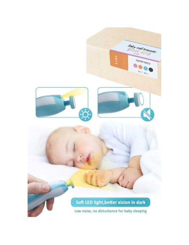 Afilador de Uñas Eléctrico AVOA para Bebés - Corte Seguro y Rápido