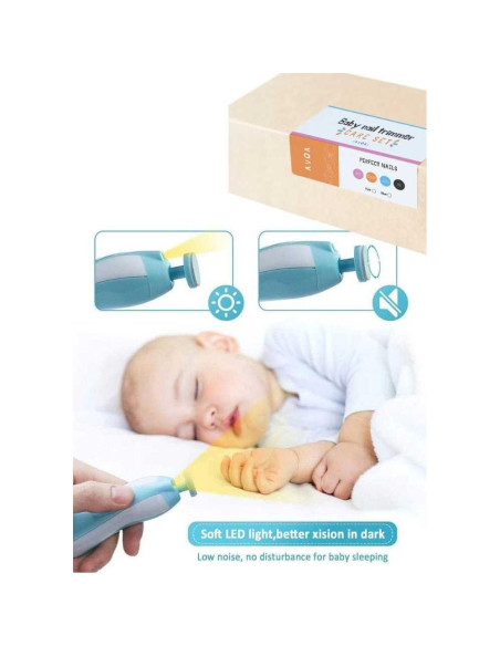 Afilador de Uñas Eléctrico AVOA para Bebés - Corte Seguro y Rápido