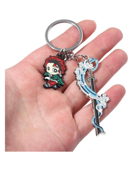 Llave de Anime Demon Slayer Inosuke - Joyería de Esmalte