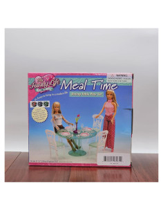 Juego de Mesa de Comedor para Muñecas 29cm Gloria