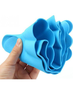 3 Gorros de Baño Ajustables para Niños SUNTRADE - Rosa, Amarillo, Azul 2