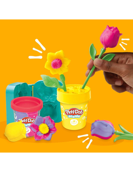 Set de Flores Play-Doh Hasbro - 2 Moldes 3D para Niños Set de Flores Play-Doh Hasbro - 2 Moldes 3D para Niños