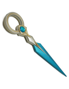 Daga de Espuma LALAPORT 49.5 cm Azul Cristal para Cosplay