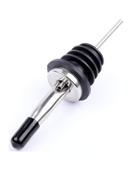 100 Tapas de Polvo para Vertedores LEGERM - Goma Negra