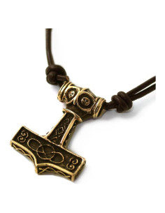 Colgante Martillo de Thor Mjolnir Bronce LynnAround 3.6cm