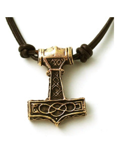 Colgante Martillo de Thor Mjolnir Bronce LynnAround 3.6cm 2