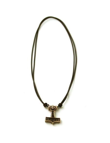 Colgante Martillo de Thor Mjolnir Bronce LynnAround 3.6cm