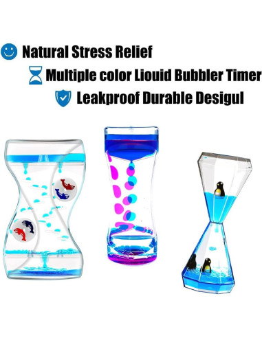 Juego de Temporizadores Sensoriales OCTTN - 3 Piezas Colores