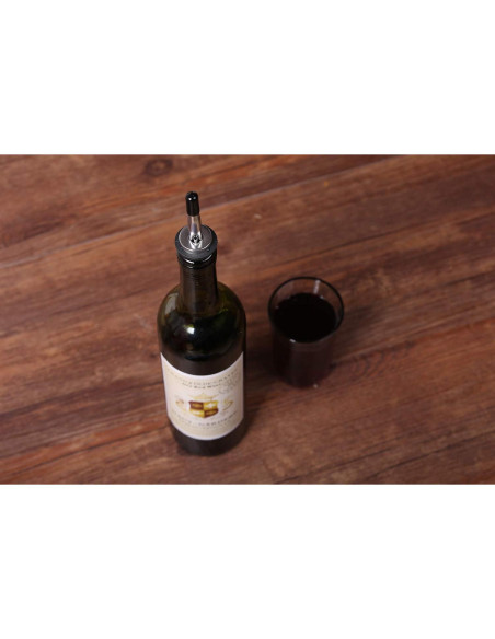 100 Tapas de Polvo para Vertedores LEGERM - Goma Negra