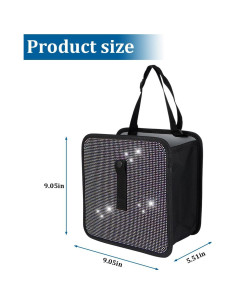 Basurero Plegable para Auto BELOMI 7L Impermeable Color AB 2