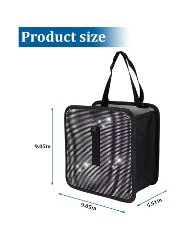 Basurero Plegable para Auto BELOMI 7L Impermeable Color AB