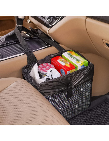 Basurero Plegable para Auto BELOMI 7L Impermeable Color AB