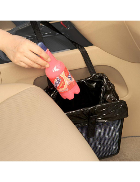 Basurero Plegable para Auto BELOMI 7L Impermeable Color AB