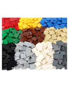 Azulejos Planos Feleph 500 Piezas Multicolores 2x2 cm