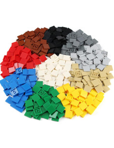 Azulejos Planos Feleph 500 Piezas Multicolores 2x2 cm 2