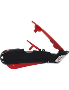 Cortador de Caja de Seguridad Veltec EZ-1000 Rojo Retráctil 2