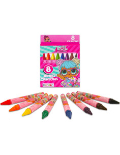 Conjunto de Colorear LOL Surprise - 8 Marcadores y 8 Crayones Jumbo 2