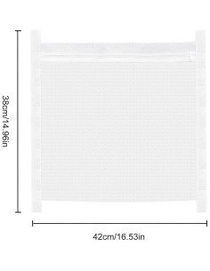 2 Bolsas de Lavado para Zapatos NEW NOAM - Malla 38x42 cm 2