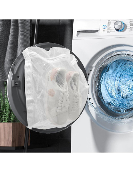 2 Bolsas de Lavado para Zapatos NEW NOAM - Malla 38x42 cm