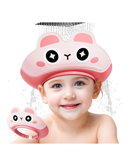 Gorro de Ducha Conejo Lonlown para Bebés 1-10 Años