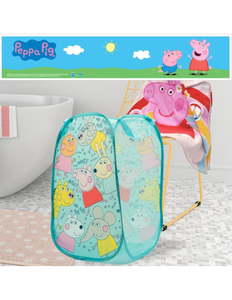 Cesta de Almacenamiento Colapsable Peppa Pig 70L