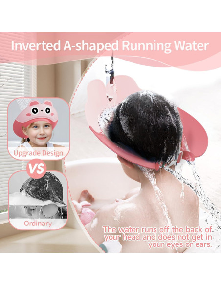 Gorro de Ducha Conejo Lonlown para Bebés 1-10 Años