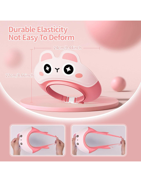 Gorro de Ducha Conejo Lonlown para Bebés 1-10 Años