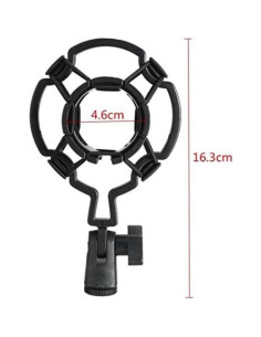 Paquete de 2 Soportes de Amortiguación para Micrófono YX056 2