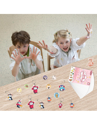 Hewolly 24 Hojas de Plástico Retráctil A6 para Manualidades