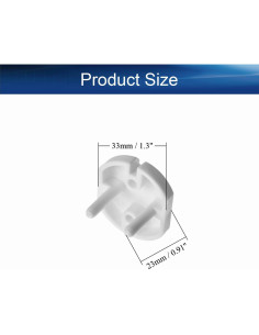 Cubiertas de Enchufe a Prueba de Niños Heyiarbeit 10 Piezas 2