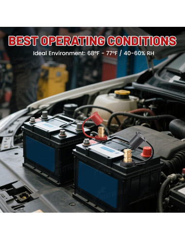 Terminal de Batería Remoto RED WOLF RW-WJ06-3017 250A DC 12V