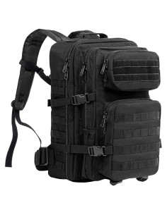 Mochila Táctica ProCase 40L Negra para Exterior y Supervivencia