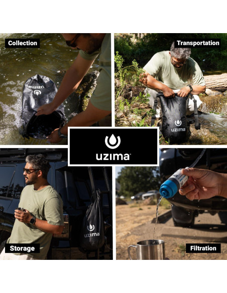 Sistema de Mochila UZ-BP - Filtro de Agua 17.5L Portátil