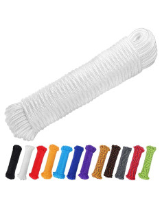 Cuerda de Polipropileno 27.43m 6.35mm PERKHOMY Blanca