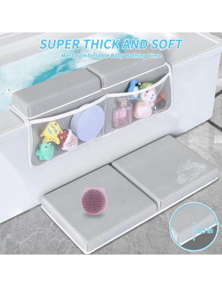 Conjunto Almohadilla Baño Bebés Mostop - Espuma Viscoelástica