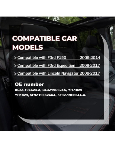 Resistor Motor Ventilador HVAC Pleoos Compatible F150 2009-2014